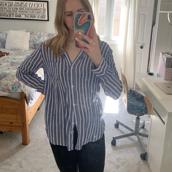 Stripped button down - Picture 3 of 3